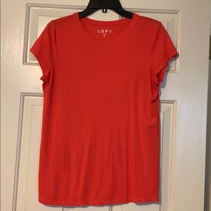 Size medium orange T-shirt loft